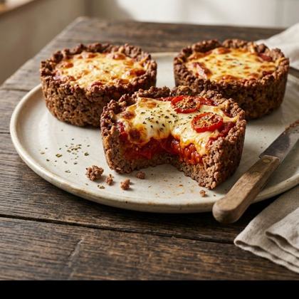Quiche de carne sabor pizza