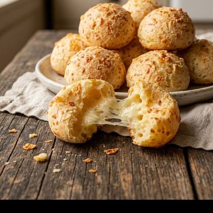Pão de queijo recheado